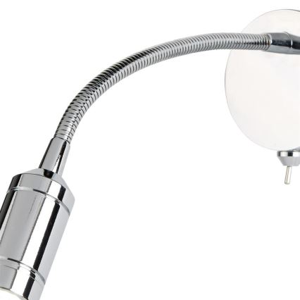 Searchlight - LED Гъвкав малка лампа ADJU LED/1W/230V лъскав хром