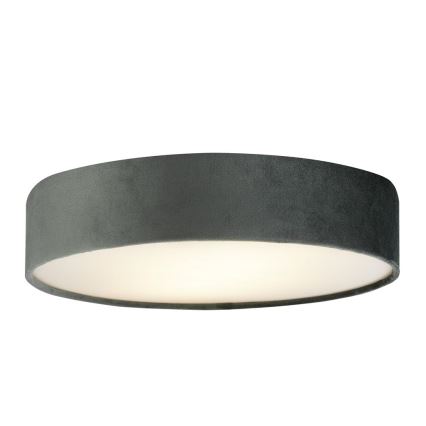Searchlight - Таванно осветително тяло DRUM 3xE27/60W/230V сиво