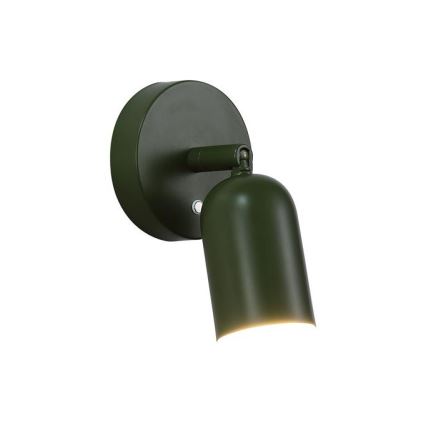 Searchlight - LED димируема акумулаторна стенна лампа CONE LED/1,5W/5V зелена