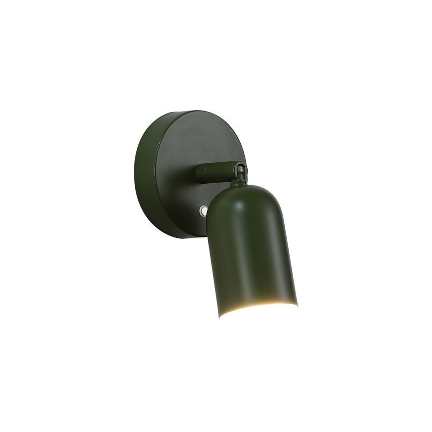 Searchlight - LED димируема акумулаторна стенна лампа CONE LED/1,5W/5V зелена