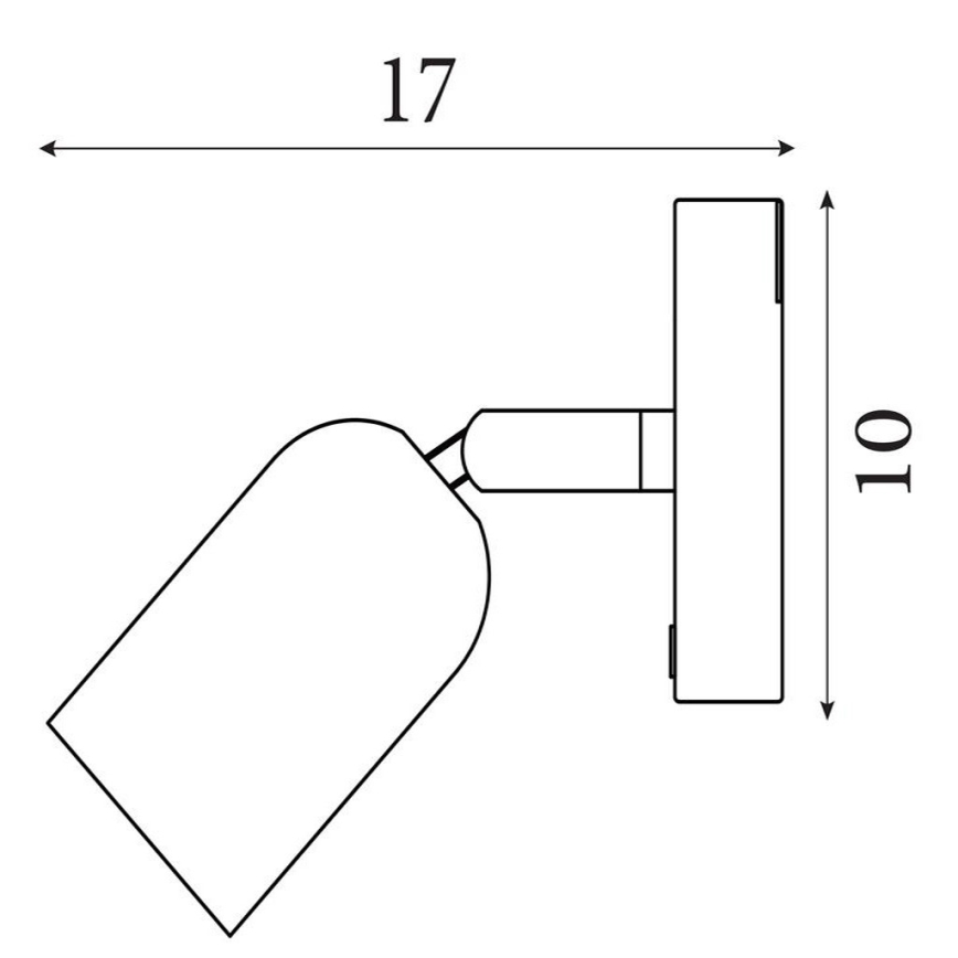 Searchlight - LED димируема акумулаторна стенна лампа CONE LED/1,5W/5V зелена