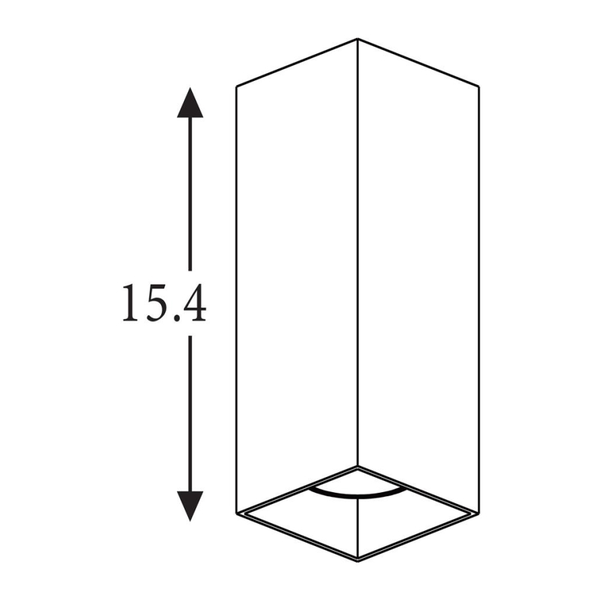Searchlight - Стенно осветително тяло DON 2xGU10/10W/230V кафяво
