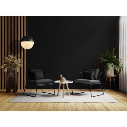 Searchlight - Висящ полилей ENDOR 1xE27/40W/230V черен