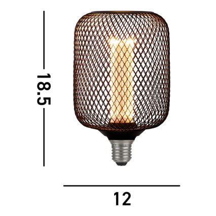 Searchlight - LED димируема декоративна крушка WIRE MESH E27/4,5W/230V 2700K