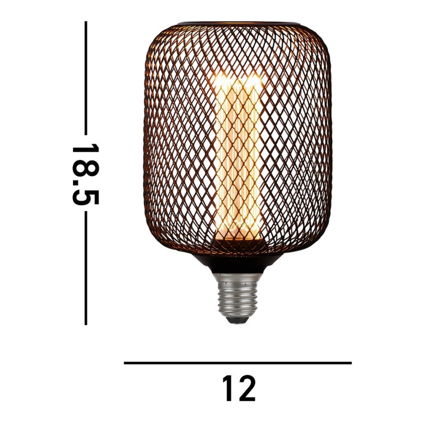 Searchlight - LED димируема декоративна крушка WIRE MESH E27/4,5W/230V 2700K