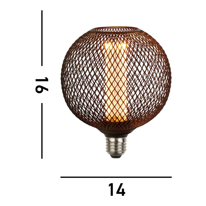 Searchlight  - LED регулируема декоративна крушка WIRE MESH E27/4,5W/230V 2700K