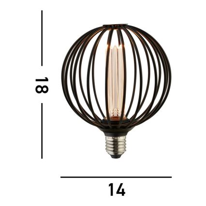 Searchlight - LED димируема декоративна крушка GLOBE E27/4,5W/230V 2700K