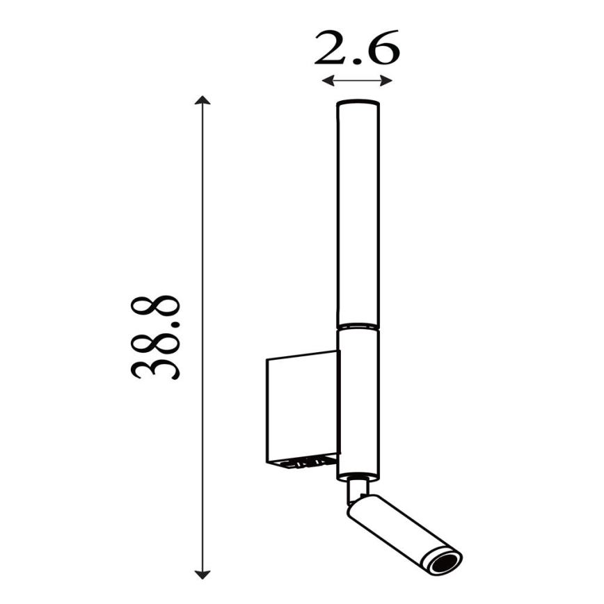 Searchlight - LED точково осветително тяло ARCHITECT LED/7W/230V черно