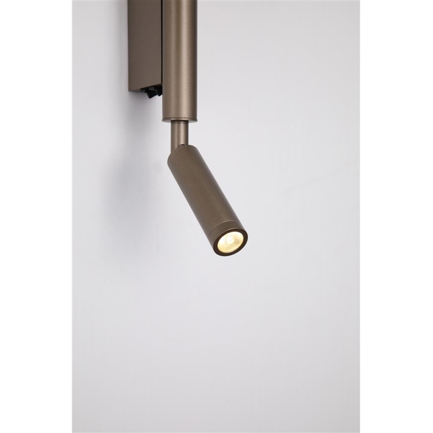 Searchlight - LED точково осветително тяло ARCHITECT LED/7W/230V кафяво