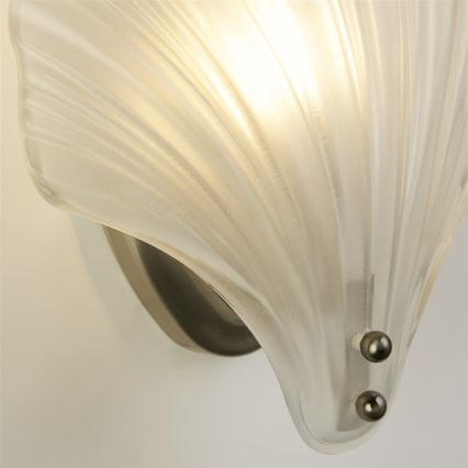 Searchlight - Бял стенен аплик SHELL 1xG9/7W/230V
