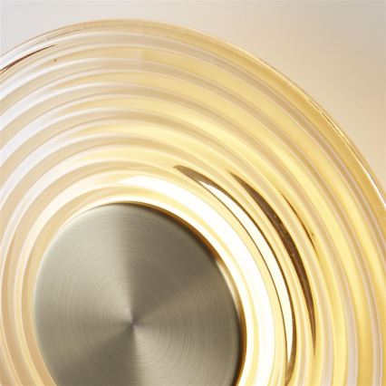 Searchlight - Димируемо LED стенено осветително тяло CLEO LED/9,4W/230V месинг