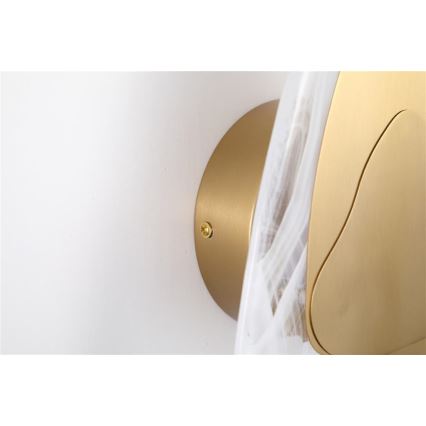 Searchlight - LED настенно осветително тяло DESTINY LED/8W/230V месинг