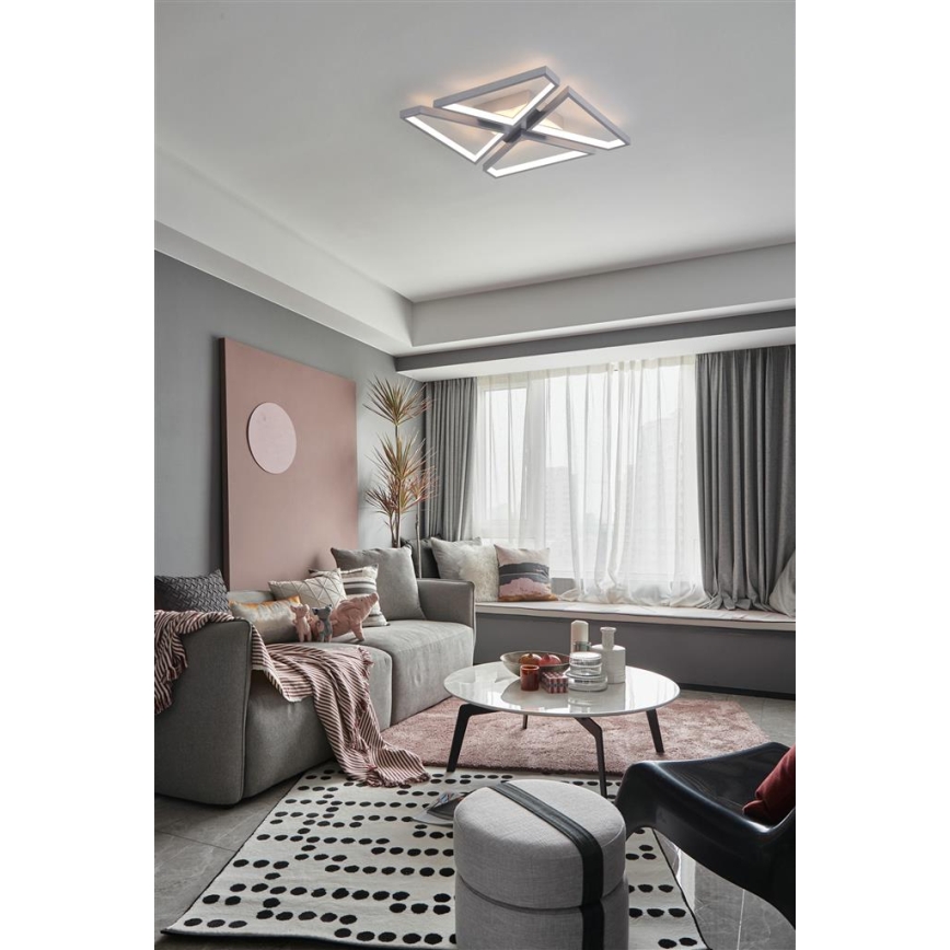 Searchlight - Димируемо LED таванно осветително тяло QUATRO LED/29W/230V 40x40 cm