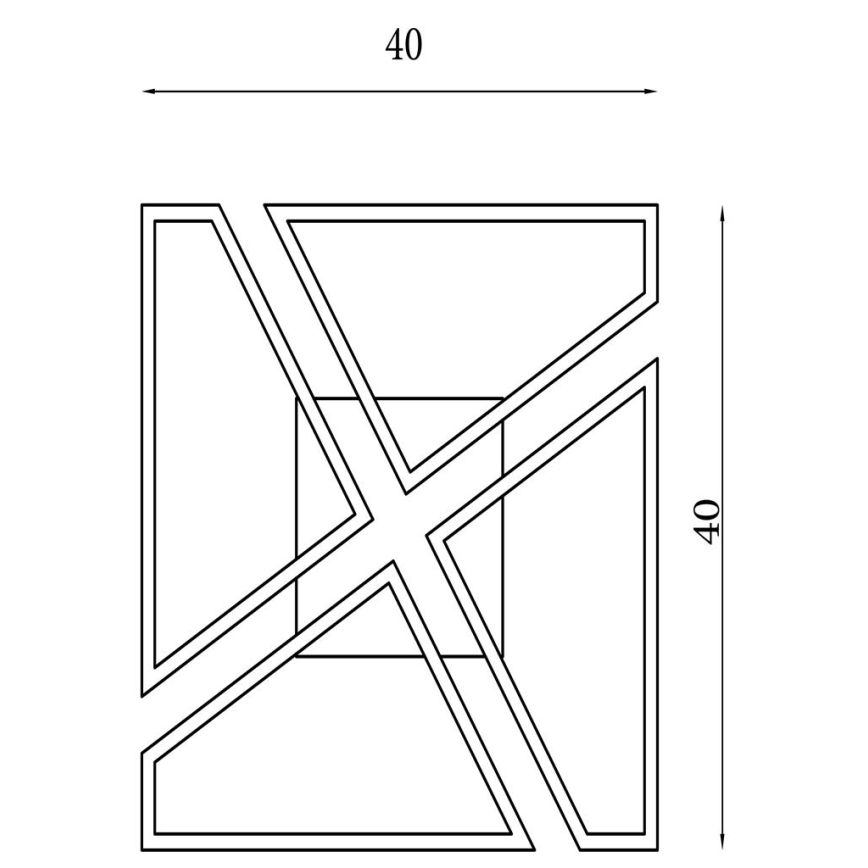Searchlight - Димируемо LED таванно осветително тяло QUATRO LED/29W/230V 40x40 cm