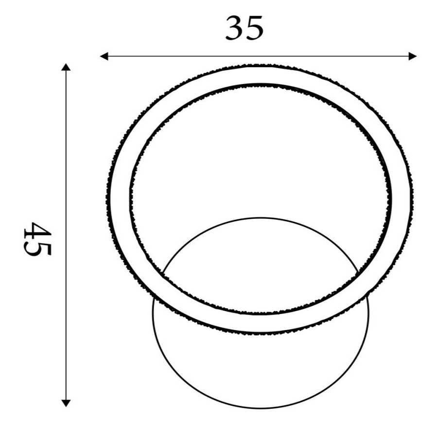 Searchlight - LED димируемо таванно осветително тяло SPECS LED/18W/230V 3000K 35x45 см месинг