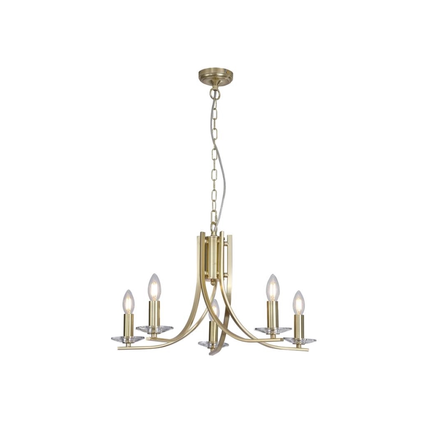 Searchlight - Полилей на верига ASCONA 5xE14/60W/230V