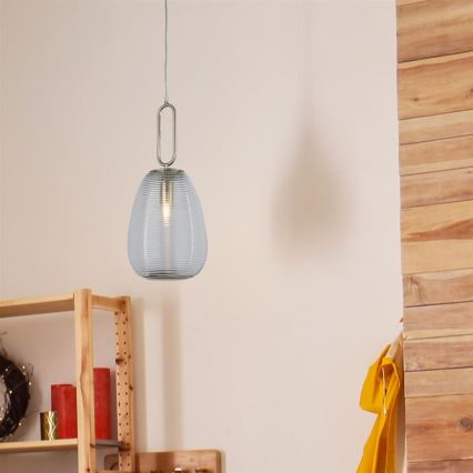 Searchlight - Висящ полилей ELIXIR 1xE27/60W/230V прозрачен