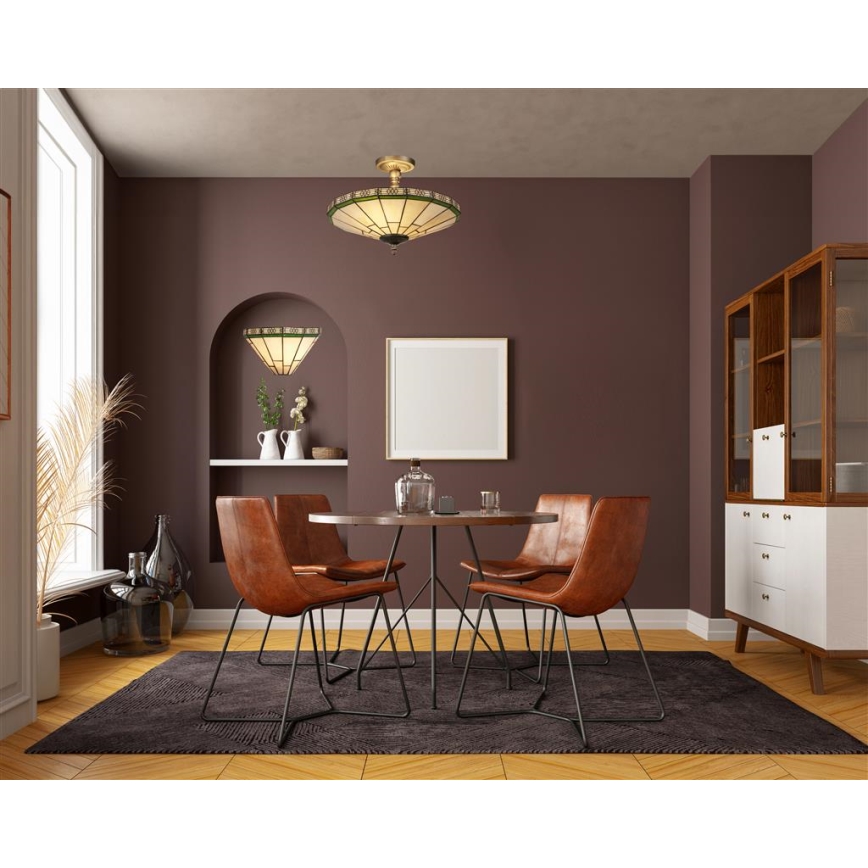 Searchlight - Tiffany аплик ВОДНО КОНЧЕ 1xE14/60W/230V