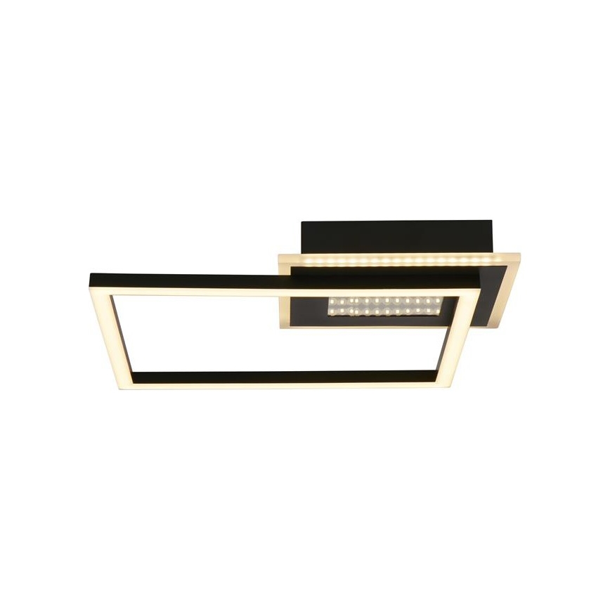 Searchlight - Димируемо таванно осветително тяло QUADRATE LED/24W/230V 36x36 cm черно