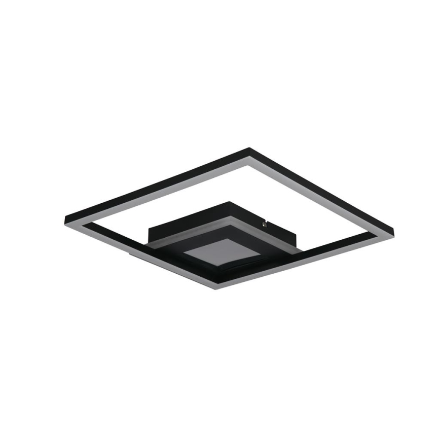 Searchlight - Димируемо таванно осветително тяло QUADRATE LED/24W/230V 36x36 cm черно