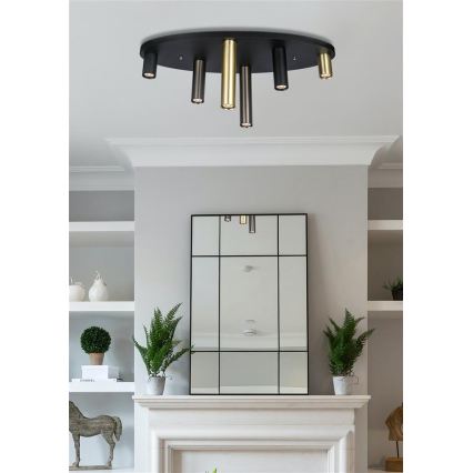 Searchlight - Таванно осветително тяло TUBES 6xGU10/10W/230V 80x30 cm