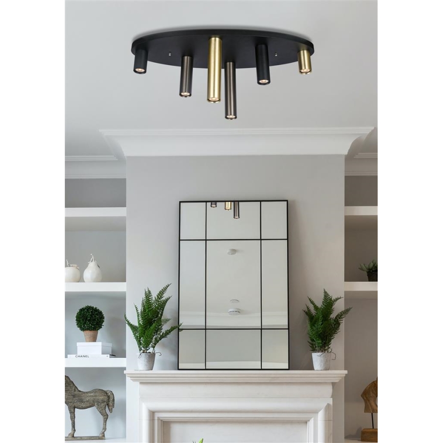 Searchlight - Таванно осветително тяло TUBES 6xGU10/10W/230V 80x30 cm