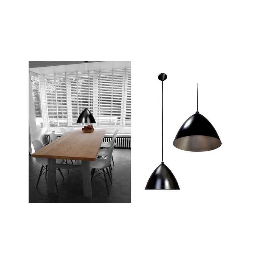 Searchlight  - Пендел 1xE27/60W/230V черен