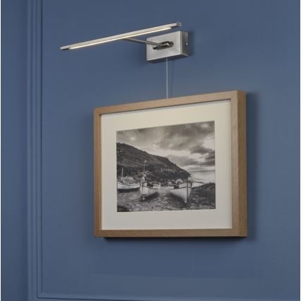 Searchlight - LED Лампа за картина LED/7,7W/230V лъскав хром
