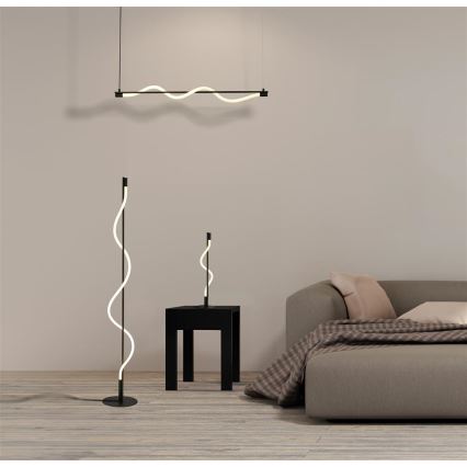 Searchlight - LED полилей на кабел SERPENT LED/15W/230V черен