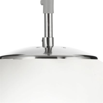 Searchlight - Висящ полилей ATOM 1xE27/60W/230V бял/лъскав хром