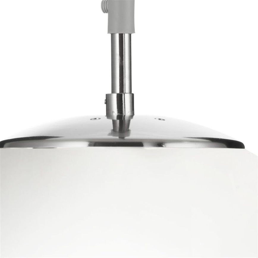 Searchlight - Висящ полилей ATOM 1xE27/60W/230V бял/лъскав хром