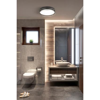 Searchlight - Плафон за баня PHEONIX 2xE14/60W/230V Ø 30 см IP44