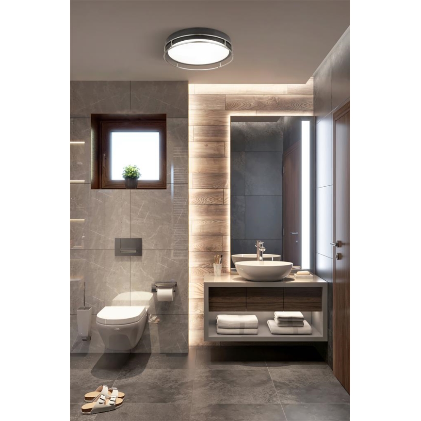 Searchlight - Плафон за баня PHEONIX 2xE14/60W/230V Ø 30 см IP44
