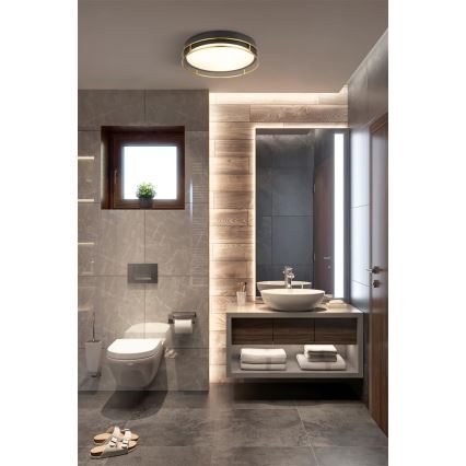 Searchlight - Плафон за баня PHEONIX 2xE14/60W/230V Ø 30 см IP44