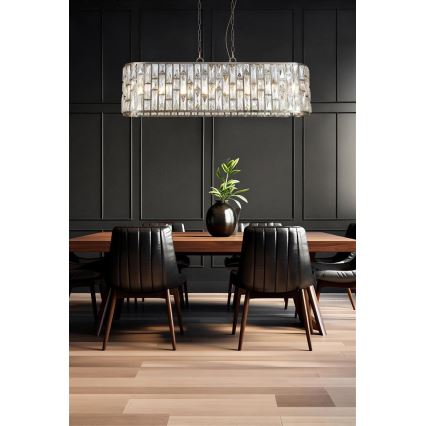 Searchlight - Полилей на верига BIJOU 8xE14/40W/230V