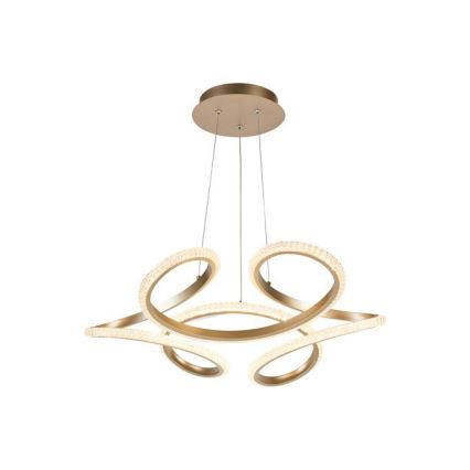 Searchlight - LED димируема висяща лампа на кабел DOODLE LED/40W/230V месинг