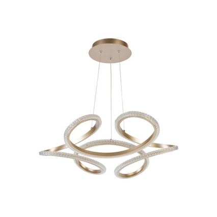 Searchlight - LED димируема висяща лампа на кабел DOODLE LED/40W/230V месинг