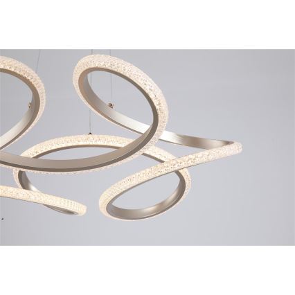 Searchlight - LED димируема висяща лампа на кабел DOODLE LED/40W/230V месинг