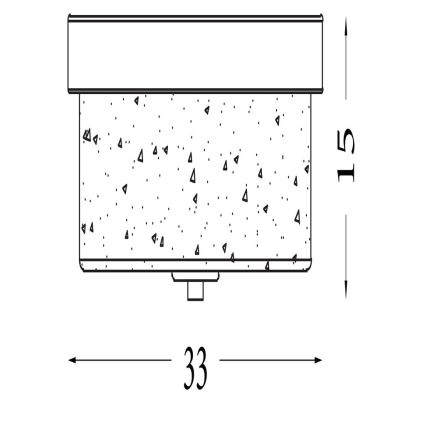Searchlight - Таванно осветително тяло за баня PRESTON 2xE27/60W/230V IP44 диаметър 33 см сребристо