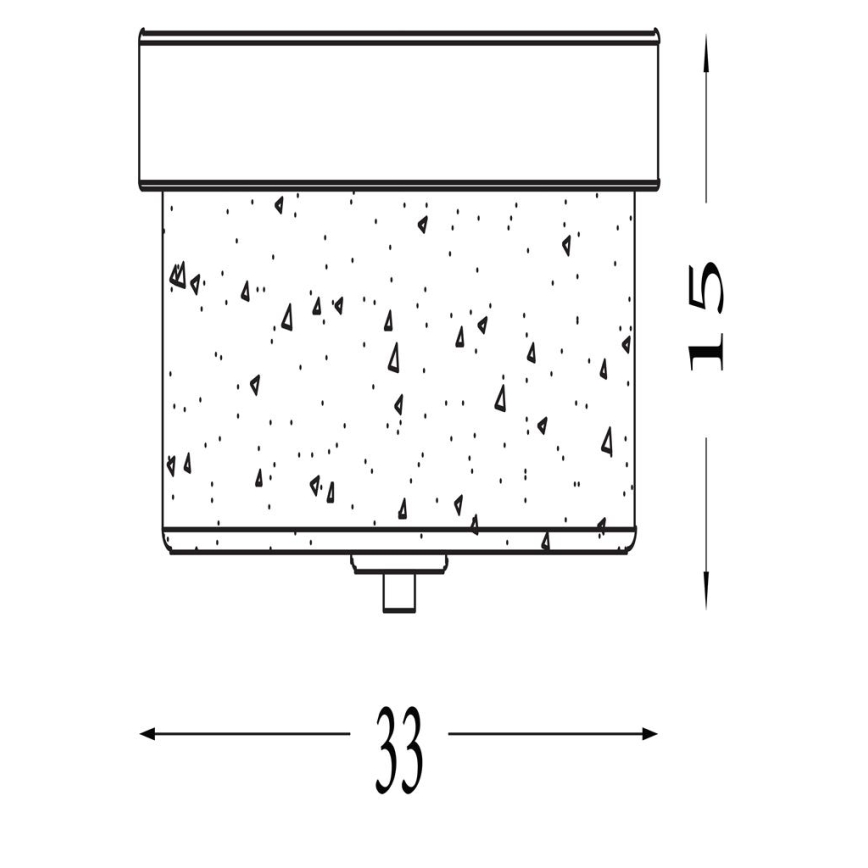 Searchlight - Таванно осветително тяло за баня PRESTON 2xE27/60W/230V IP44 диаметър 33 см сребристо