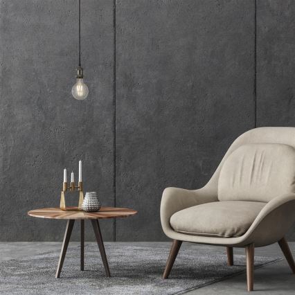 Searchlight - Висящ полилей на кабел SUSPENSION 1xE27/60W/230V антрацит