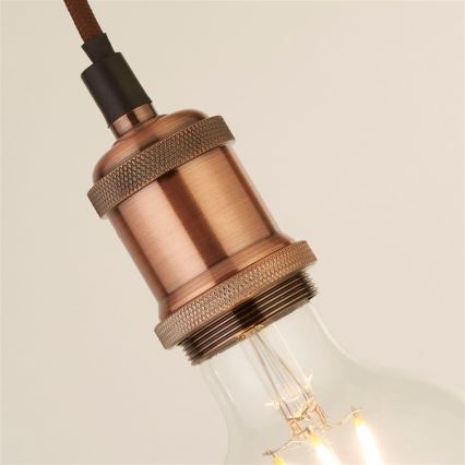 Searchlight - Подвесен полилей на кабел SUSPENSION 1xE27/60W/230V меден