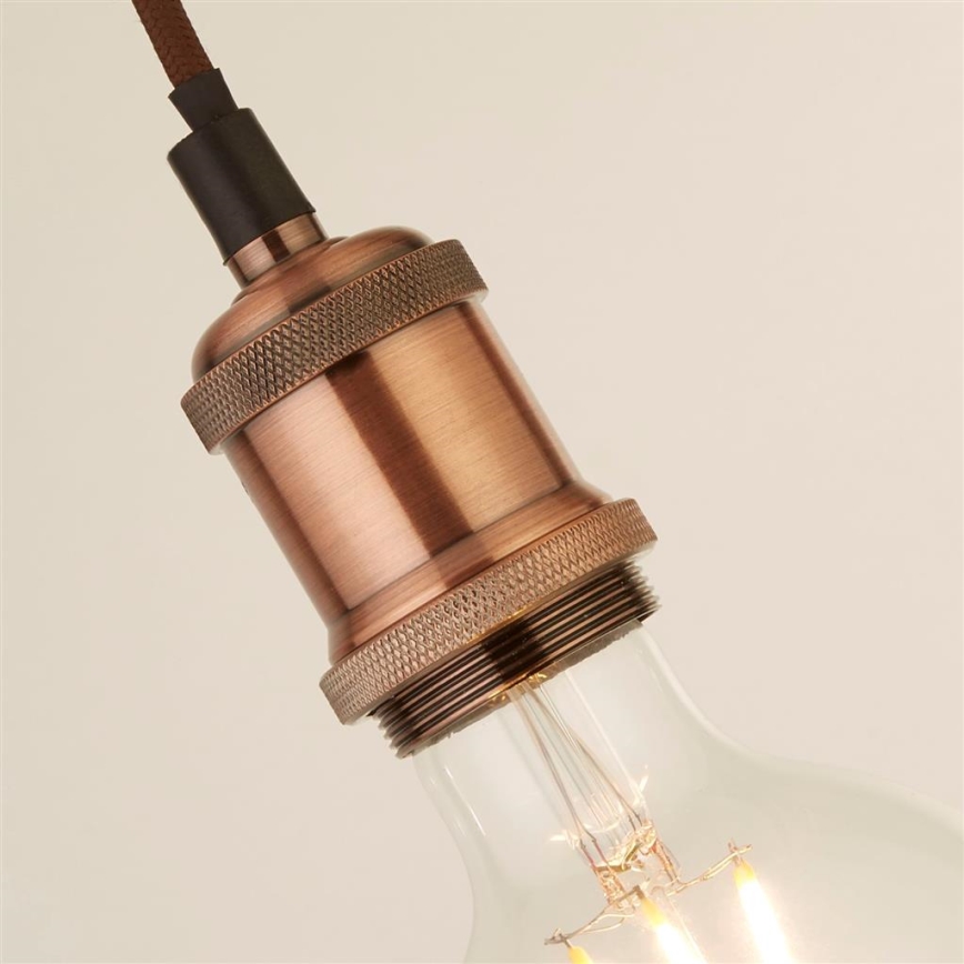 Searchlight - Подвесен полилей на кабел SUSPENSION 1xE27/60W/230V меден