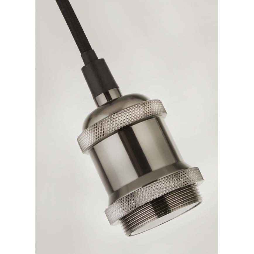 Searchlight - Полилей на кабел SUSPENSION 1xE27/60W/230V сребрист