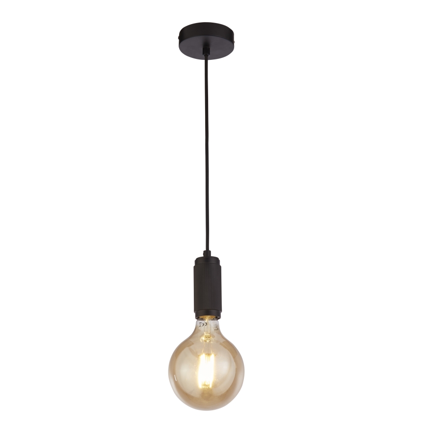 Searchlight - Пендант на кабел SUSPENSION 1xE27/60W/230V черен