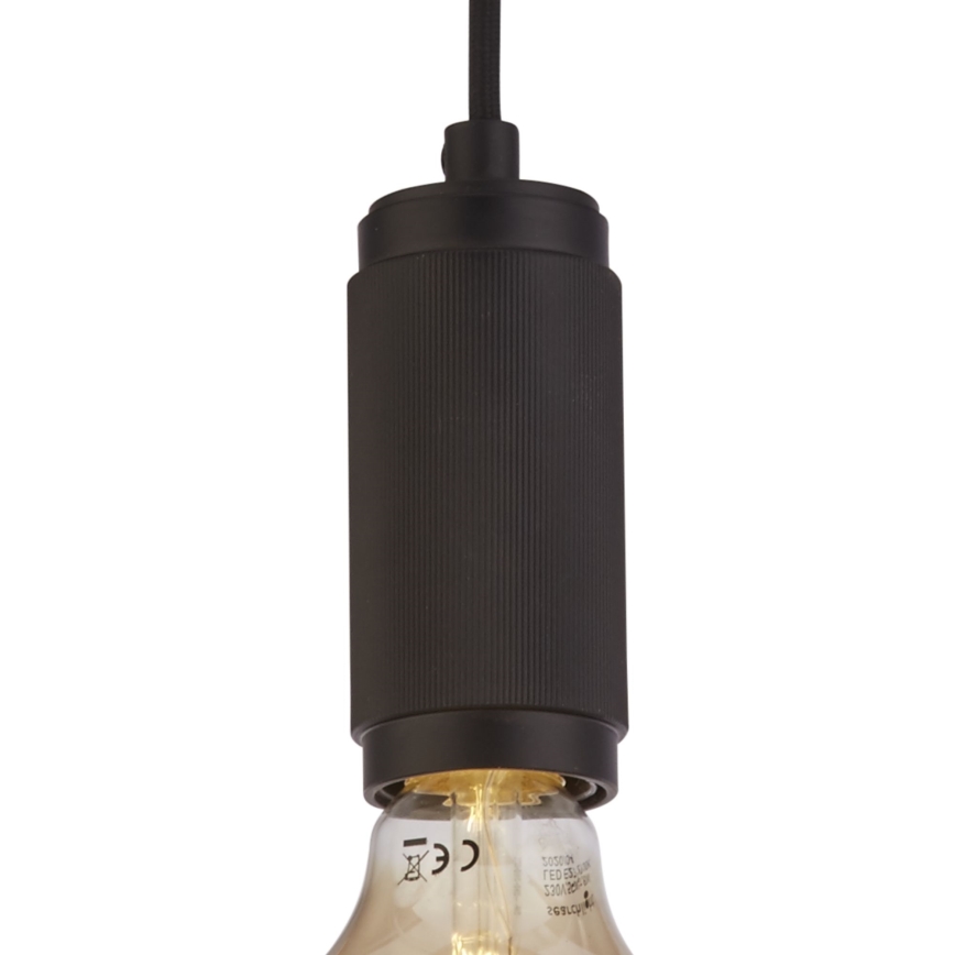 Searchlight - Пендант на кабел SUSPENSION 1xE27/60W/230V черен