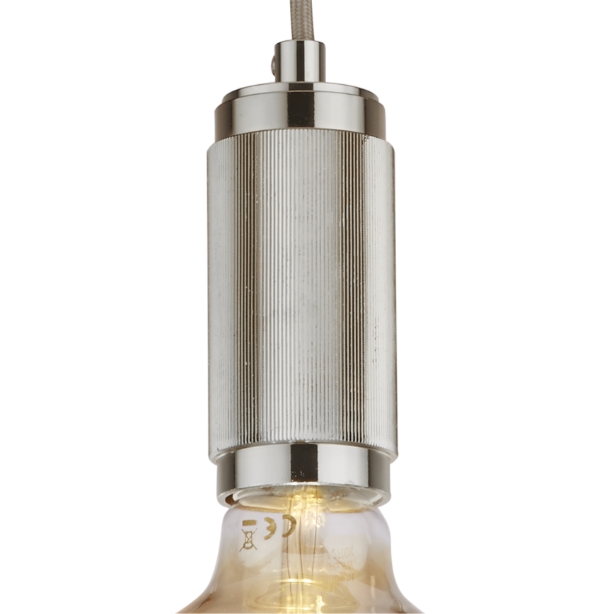 Searchlight - Пендел на кабел SUSPENSION 1xE27/60W/230V сребрист