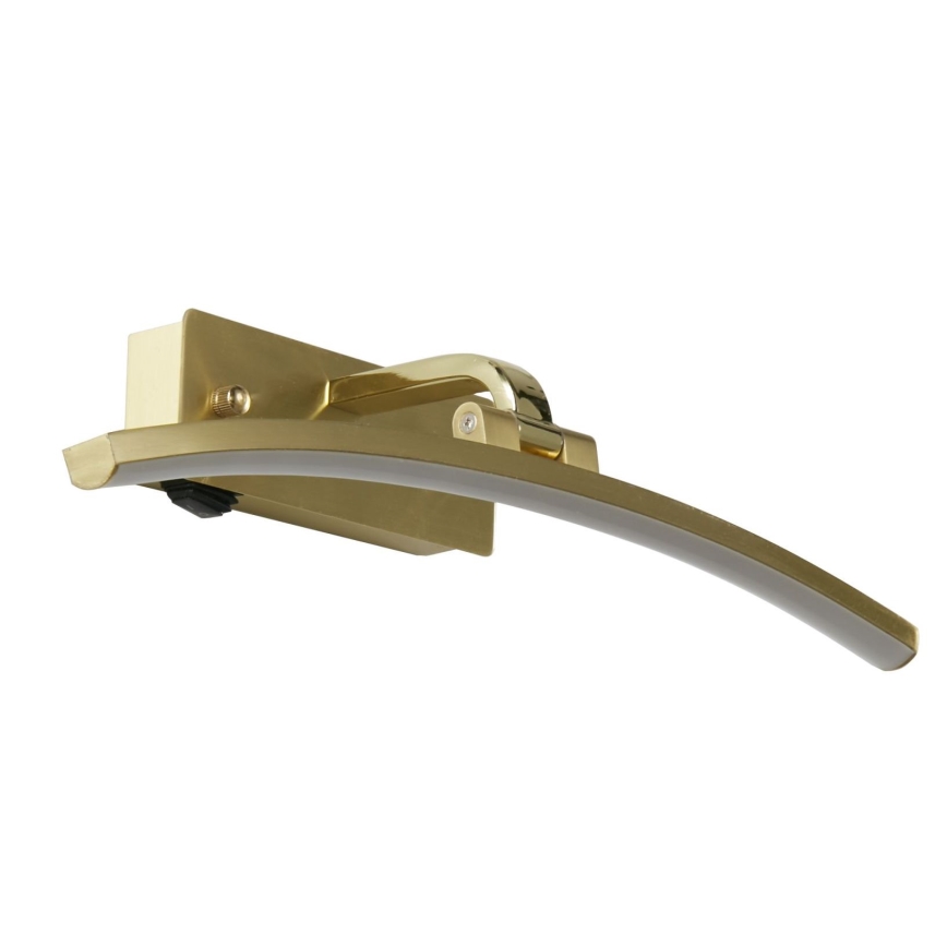 Searchlight - LED Лампа за картина SANTORINI LED/8,2W/230V месинг