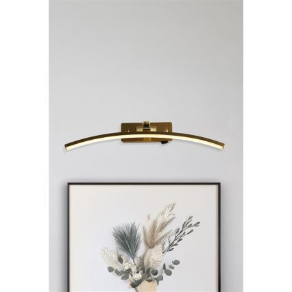 Searchlight - LED осветител за картини SANTORINI LED/11,03W/230V месинг