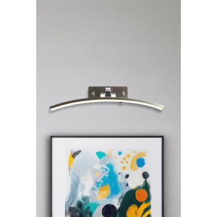 Searchlight - LED осветително тяло за картини SANTORINI LED/10,88W/230V сребристо